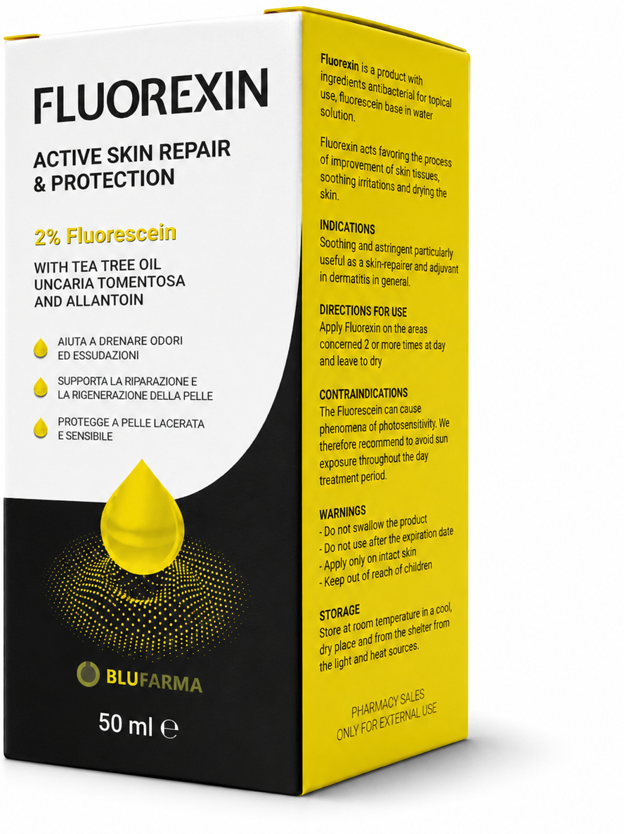 FLUOREXIN Lotion · Active Skin Repair & Protection · 100 ml